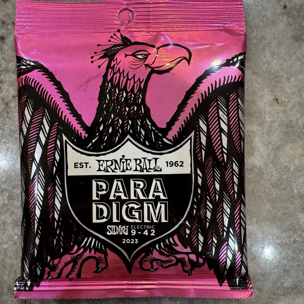 NEW ERNIE BALL PARADIGM 2023 SUPER SLINKY ELECTRIC GUITAR STRINGS 9-42